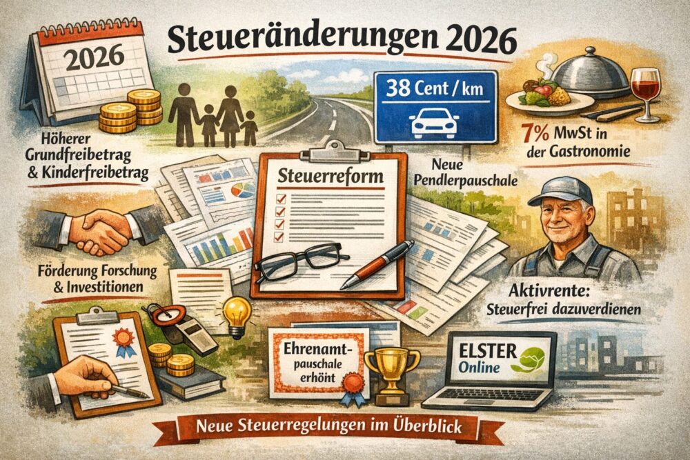 Du betrachtest gerade Aktuelle Änderungen im Steuerrecht für 2026