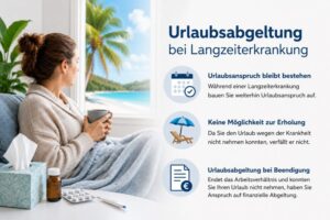 Mehr über den Artikel erfahren Urlaubsabgeltung bei Langzeiterkrankung: Arbeitsvertragliche Regelungen sorgfältig prüfen