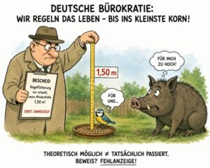 Mehr über den Artikel erfahren Selbst beim Vogelfüttern wollen Behörden mitbestimmen